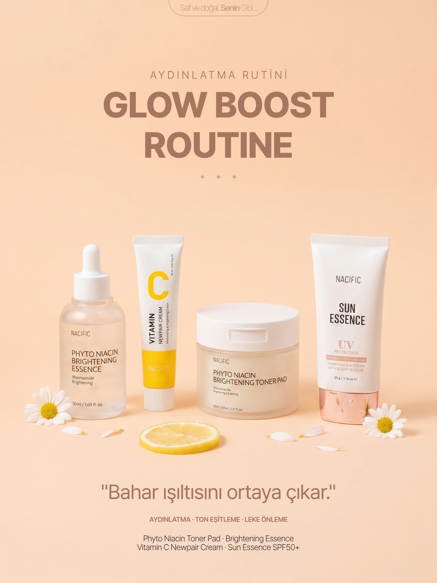 ✨ SPRING GLOW BOOST ROUTINE (Aydınlatma Rutini)