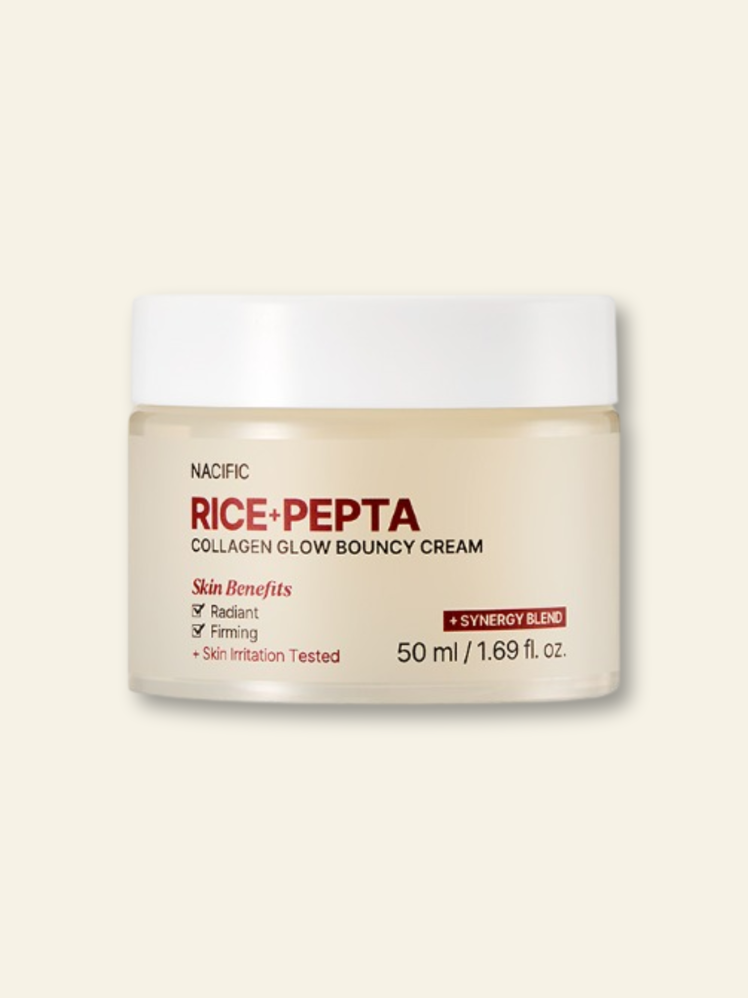NACIFIC Rice Pepta Collagen Glow Bouncy Cream 50ML