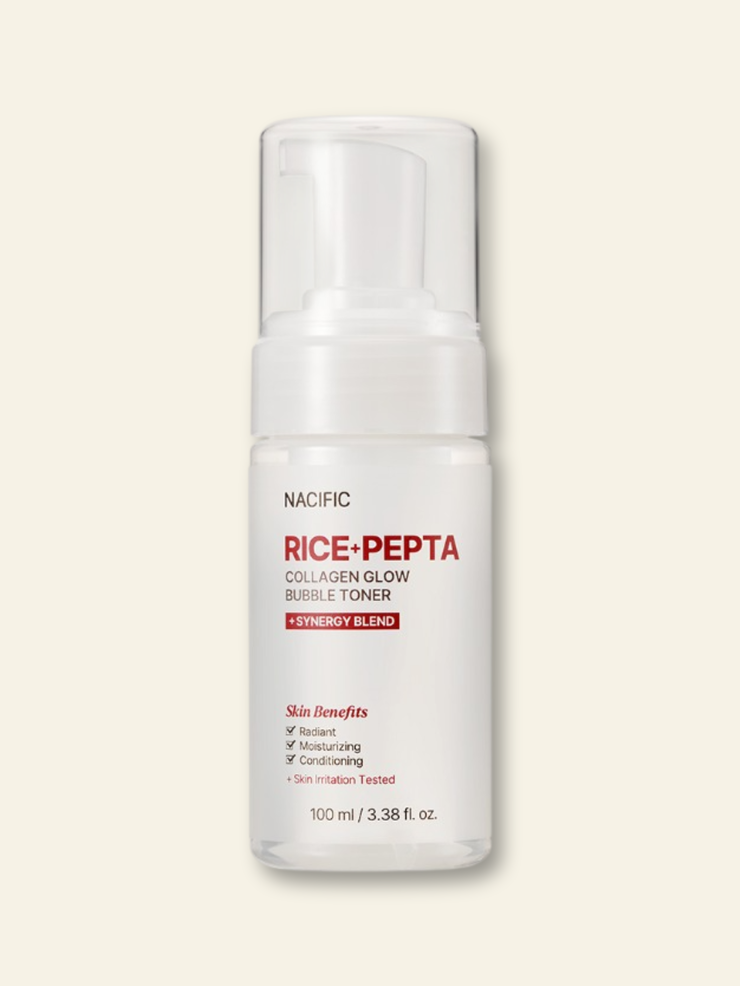 NACIFIC Rice Pepta Collagen Glow Bubble Toner 100ML